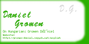 daniel gromen business card